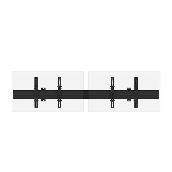Monoprice Commercial Series 2x1 Menu Board Wall Mount for Screens between 32in t - 39661