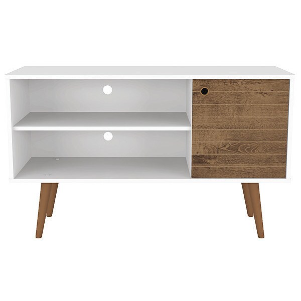 Manhattan Comfort TV Stand, Mid Century, 42.52", Brown - 212BMC69