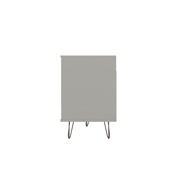 Manhattan Comfort Rockefeller 62.99 TV Stand, Off White - 130GMC3