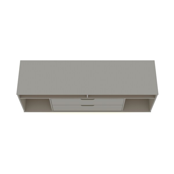 Manhattan Comfort Rockefeller 62.99 TV Stand, Off White - 130GMC3