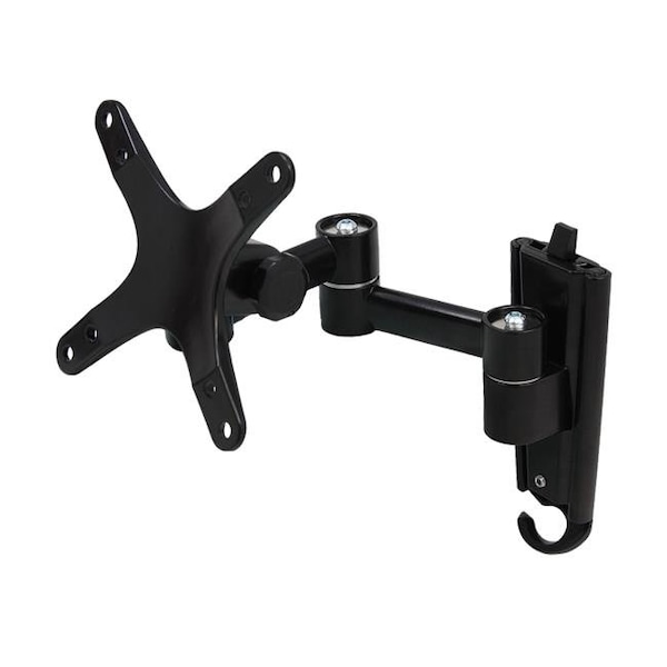 Megamounts Megamounts LCD103 Full Motion; Tilt & Swivel Single Stud Wall Mount for 13-30 in. Displays; Black - LCD103
