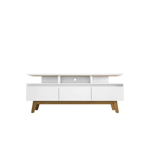 Manhattan Comfort Yonkers 70.86 TV Stand, White - 234BMC6