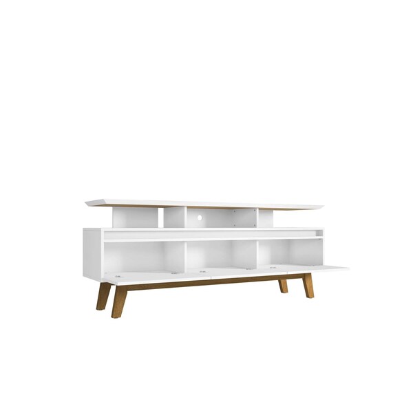 Manhattan Comfort Yonkers 70.86 TV Stand, White - 234BMC6