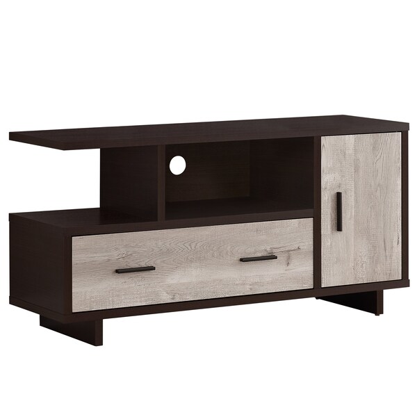 Monarch Specialties Tv Stand, 48 Inch, Console, Storage Cabinet, Drawers, Living Room, Bedroom, Laminate, Brown - I 2805