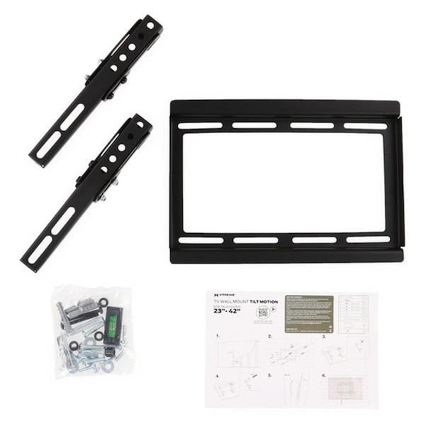 Livewire 42 x 90 in. TV Wall Mount with Tilt Motion, Black - LI3818253