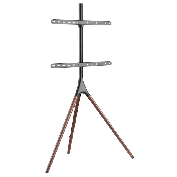 Promounts Artistic Wooden Tripod TV Stand with Mount for TVs 47 in. - 72 in. Up to 55 lbs - AFMSS6401