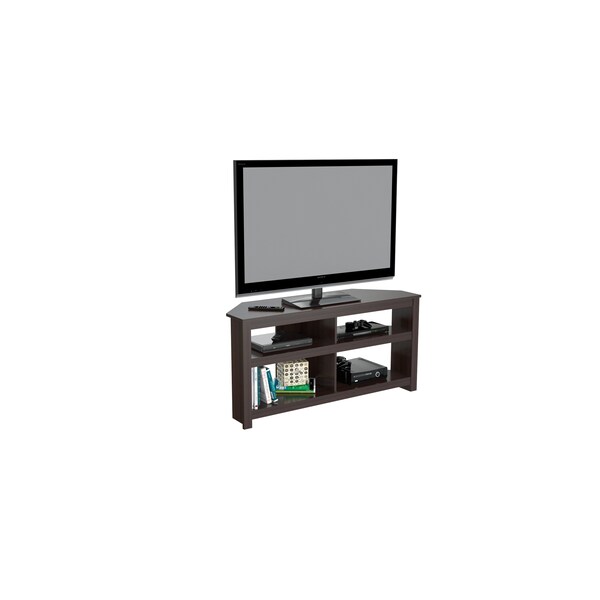 Inval Corner TV Stand 50 in. W Espresso Fits TVs Up to 60 in. with Cable Management - MTV-13519