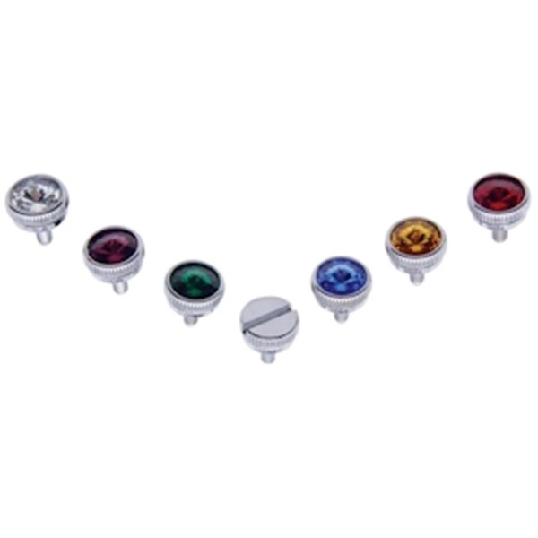 Cb Distributing Chrome Stainless Steel 5 mm C.B. Mounting Bolt, Amber Diamond - ST1582391
