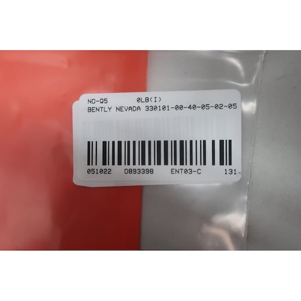 Sensor de proximidad Bently Nevada 3300 XL de 8 mm - 330101-00-40-05-02-05