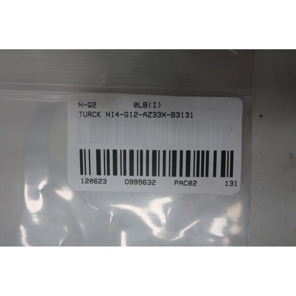 Sensor de proximidad Turck 20-250V-AC 10-300V-DC - NI4-G12-AZ33X-B3131