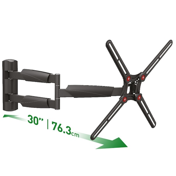 Barkan Barkan 13 - 65 inch Full Motion - 4 Movement Extra Long Flat / Curved TV Wall Mount 80 lbs Black - BM343XL