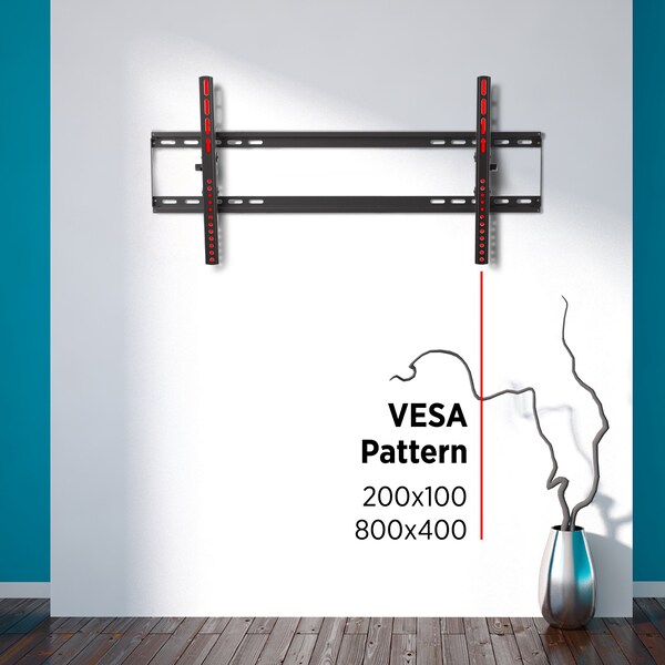 Promounts Tilt Open Plate TV Wall Mount for TVs 50 in. - 90 in. Up to 132 lbs - PMT84