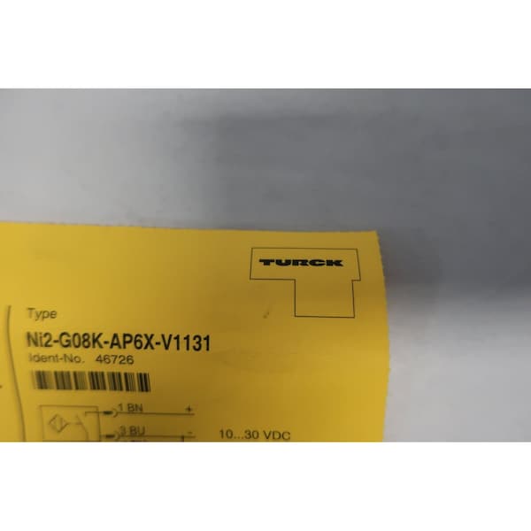 Sensor de proximidad Turck SN-2MM 10-30V-DC - NI2-G08K-AP6X-V1131