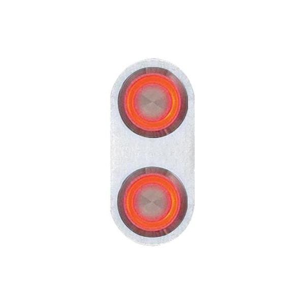 Autoloc Power Accessories AutoLoc Power Accessories AUTBBA21 Daytona Billet Switch with RED LED Illumination - Single Switch - 12539