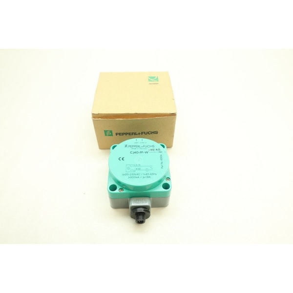 Sensor de proximidad inductivo Pepperl Fuchs CJ40-FP-W-P4-V12 de 20-253V CA - CJ40-FP-W-P4-V12