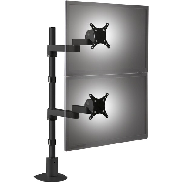 Innovative Office Products Dual Tier Foldable Lcd Arm w/ 28 Pole.Includes Both 75Mm And 100Mm - 9112-D-28-FM-104