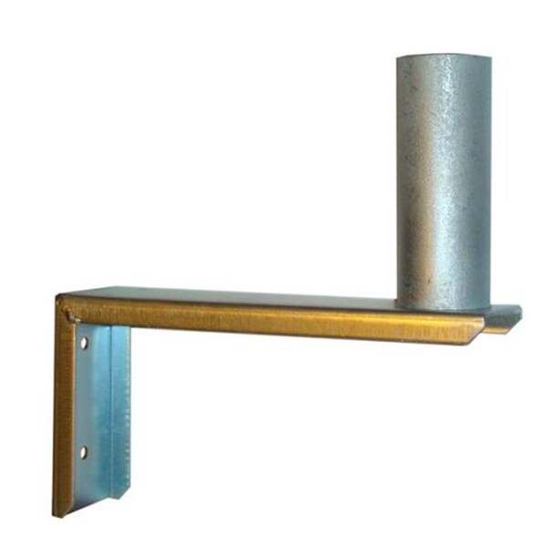 Maxpower 1.5 in. Diameter Heavy Duty Wall Mount, Zinc Plated Steel - MA2674135