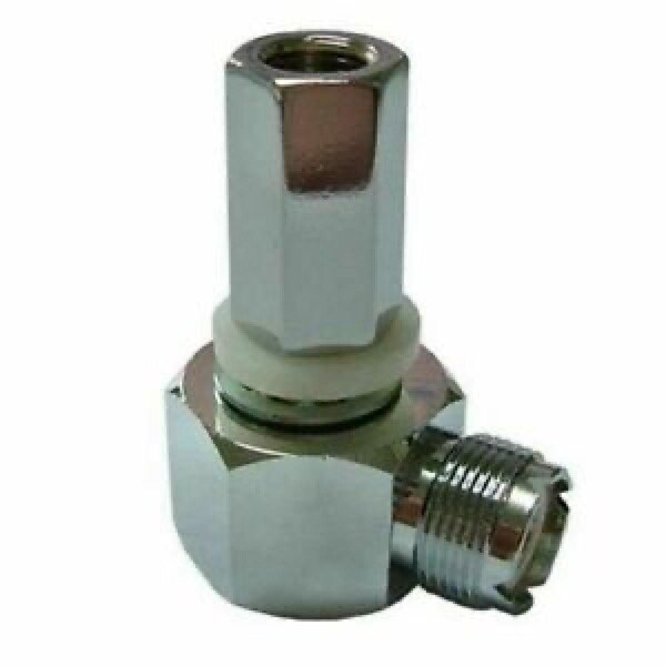 Workman Publishing Co Workman  0.375 x 24 in. Threaded 90 deg Right Angle Stud Mount for SO-239 Connection - SM1LLLLLLLL