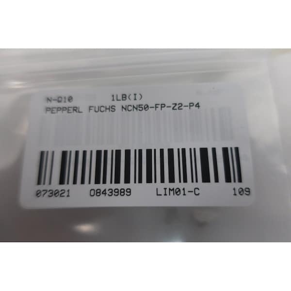 Sensor de proximidad inductivo Pepperl Fuchs Ncn50-Fp-Z2-P4 10-60V-DC - NCN50-FP-Z2-P4
