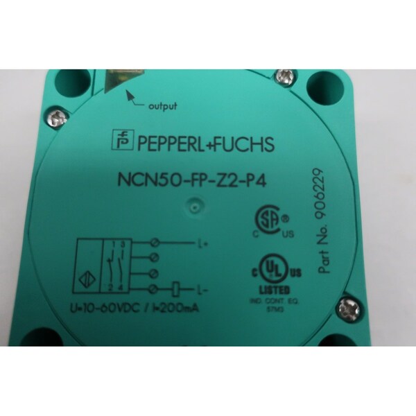 Sensor de proximidad inductivo Pepperl Fuchs Ncn50-Fp-Z2-P4 10-60V-DC - NCN50-FP-Z2-P4
