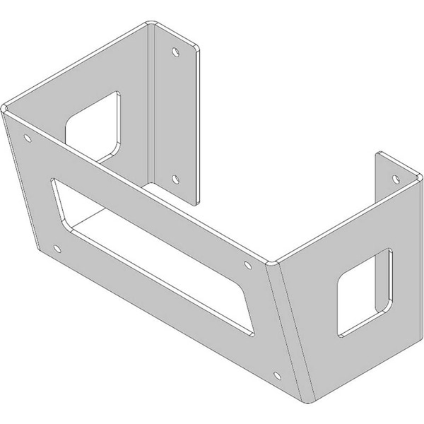 Pc Enclosures Optional Tilt Bracket - Stainless Steel for Stainless LCD Guardian - TILT BRACKET STAINLESS STEEL