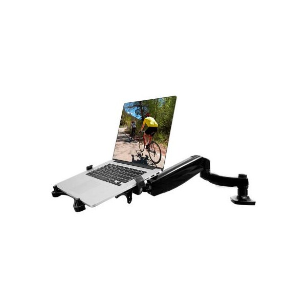 Zoxou Fleximounts Desk Laptop Mount for 11in-17in Laptops, Black - L01