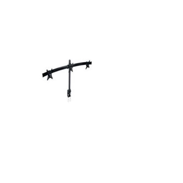 Xtrempro Xtrempro 41024 Triple Monitor Mount Screens Adjustable Tilt Swivel 360 Deg Rotation - Black - 13 to 27 in. - 41024