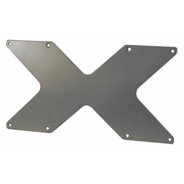Video Mount Products VMP Mounting Adapter for Flat Panel Display - Silver - 400 x 200, 200 x 200 - VESA Mount Compatible - AP1
