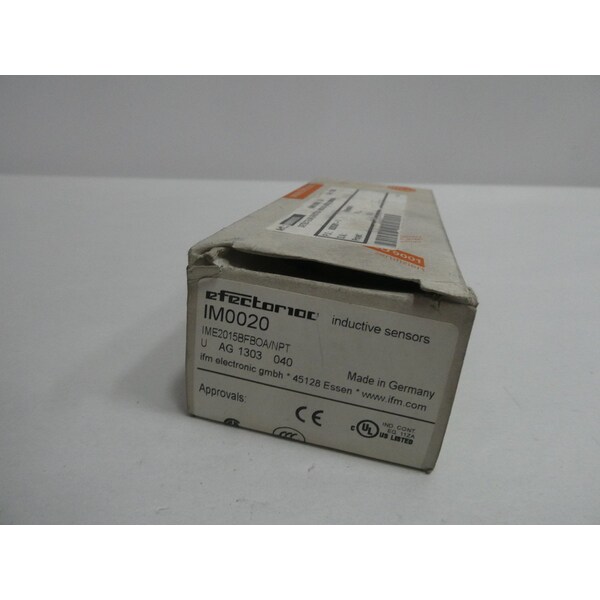 Sensor de proximidad inductivo IFM 20-250V-AC 20-250V-DC - IM0020 IME2015BFBOA/NPT