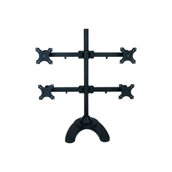 Homevision Technology TygerClaw Quad-Arm Desk Monitor Mount, Black - LCD6004
