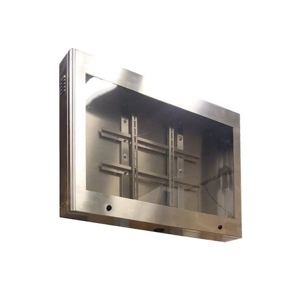 Pc Enclosures 65 Stainless Steel LCD Guardian- Fits up to 65" TV Screen - 65 STAINLESS LCD GUARDIAN