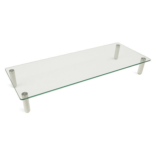 Mount-It Glass Monitor Desk Stand, 22IN X 8.3IN - MI-7263