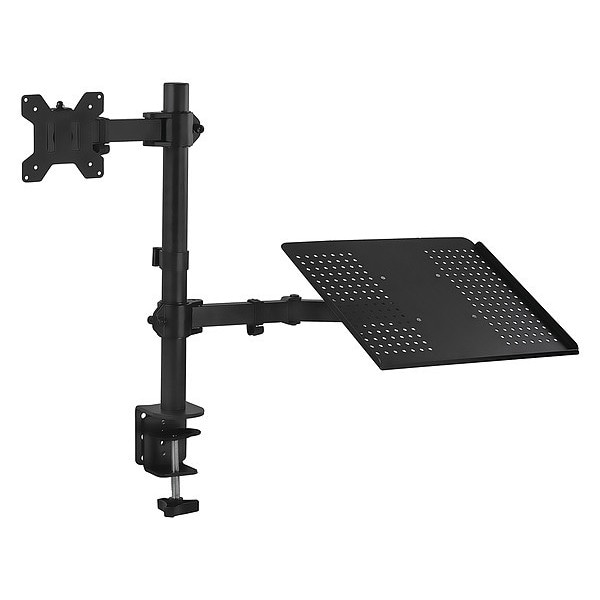 Mount-It Monitor Desk Mount W/ Laptop Tray - MI-4352LTMN