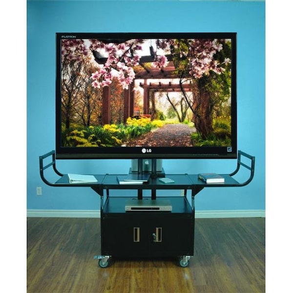 Vti Manufacturing VTI Manufacturing 10400 80 in. Large Flat Panel LCD TV Cabinet Cart Monitor - 10400