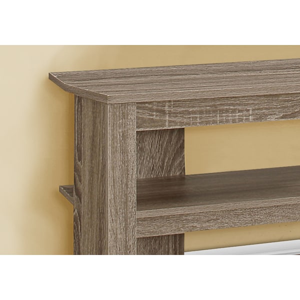 Monarch Specialties Tv Stand, 42 Inch, Console, Storage Shelves, Living Room, Bedroom, Laminate, Brown - I 2569