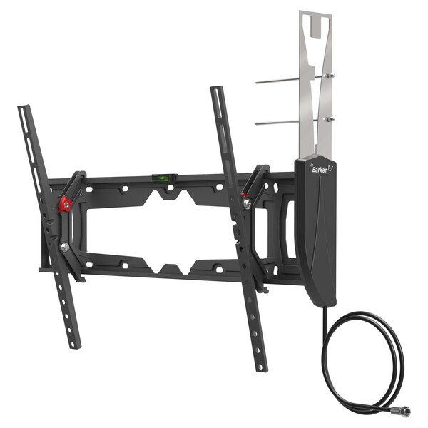Barkan Barkan 19 - 83 inch Tilt Flat / Curved TV Wall Mount with Integrated HDTV Indoor Antenna 5dB Gain - VTM410