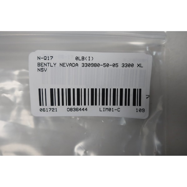 Bently Nevada 330980-50-05 Sensor de proximidad 3300 XL NSV Pro - 330980-50-05