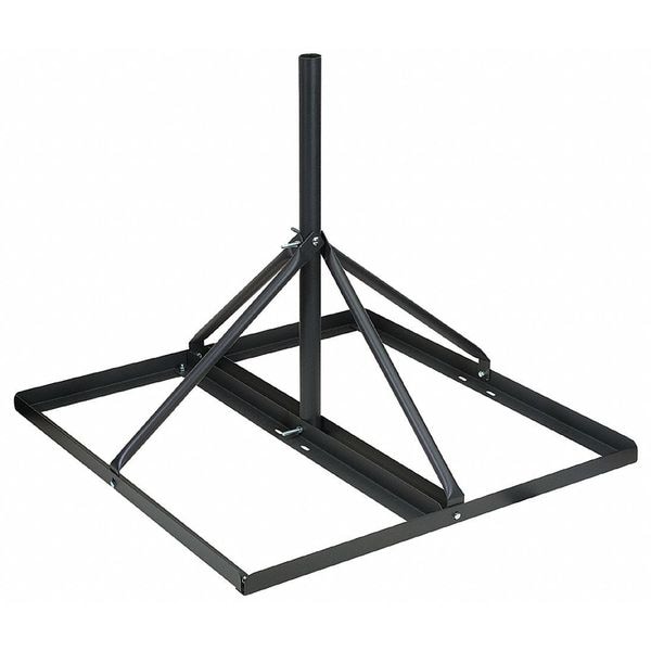 Video Mount Products Non-Penetrating Roof Mount 30" Mast with 1.66" O.D. - FRM-166