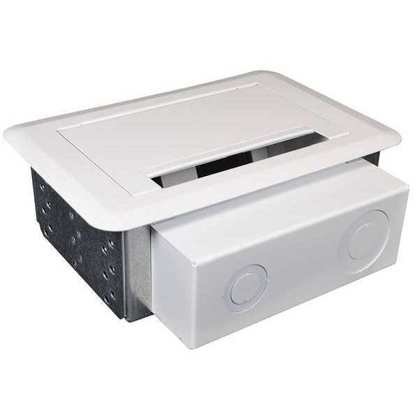 Legrand Wiremold Evolution Series 2-Gang Wall Box - 2-gang - White - Steel - EFSB2