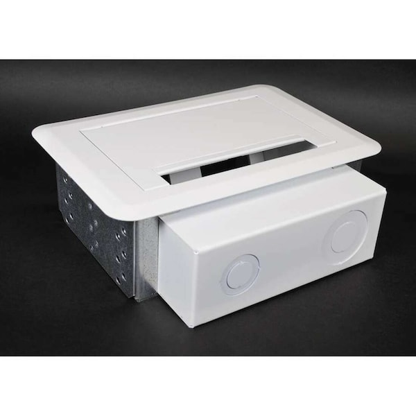Legrand Wiremold Evolution Series 2-Gang Wall Box - 2-gang - White - Steel - EFSB2