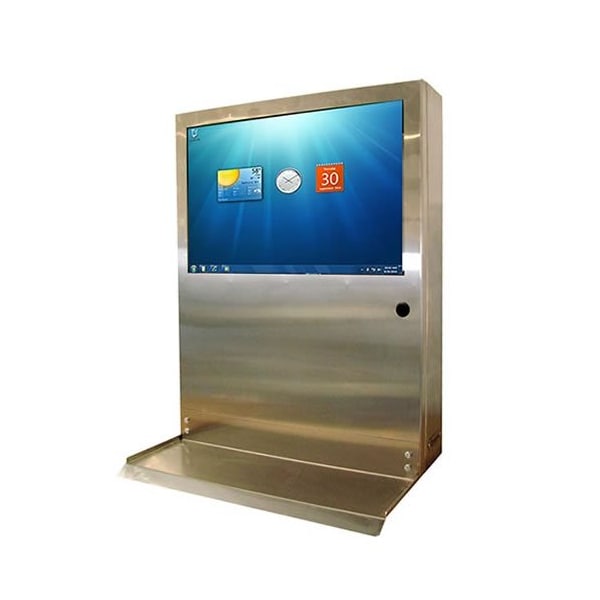 Pc Enclosures Computer & Monitor Enclosure - Stainless Steel - PC DEFENDER STAINLESS STEEL