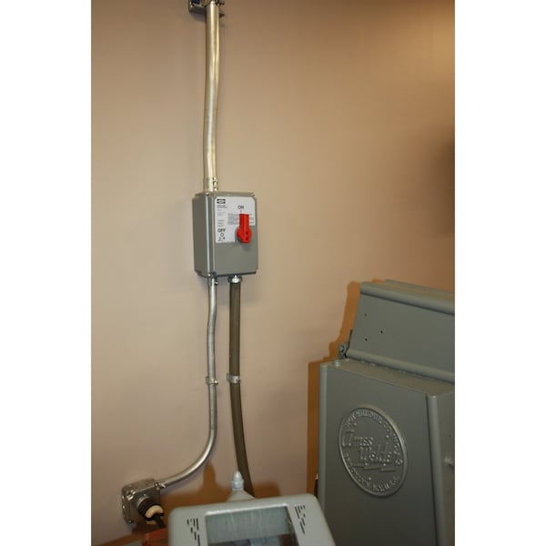 Interruptor de desconexión cerrado no fusible Hubbell, 600V AC, NEMA 12K, 4, 4X - HBLDS10