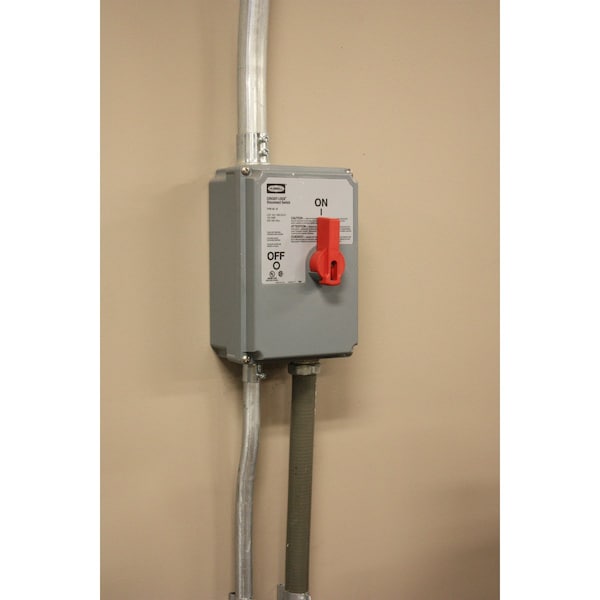 Interruptor de desconexión cerrado no fusible Hubbell, 600V AC, NEMA 12K, 4, 4X - HBLDS10