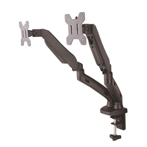 Tygerclaw Gas Spring Desktop Mount for 13-27 in. Monitor, Black - LCD6017BLK