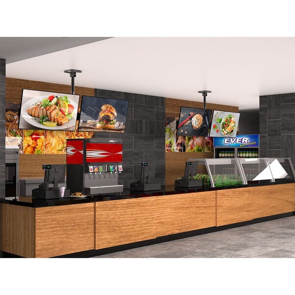 Monoprice Commercial Series 2x1 Menu Board Ceiling Mount for Displays between 32 - 39662