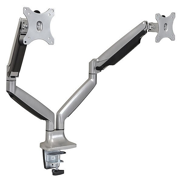 Mount-It Dual Monitor Desk Mount For 20"-32" Screens Silver - MI-1772