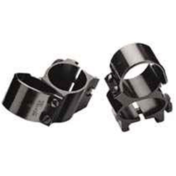 Weaver Mounts / Atk Weaver Mounts - ATK 49523 1 in. See-Thru Top Mount Rings - Black - W49523