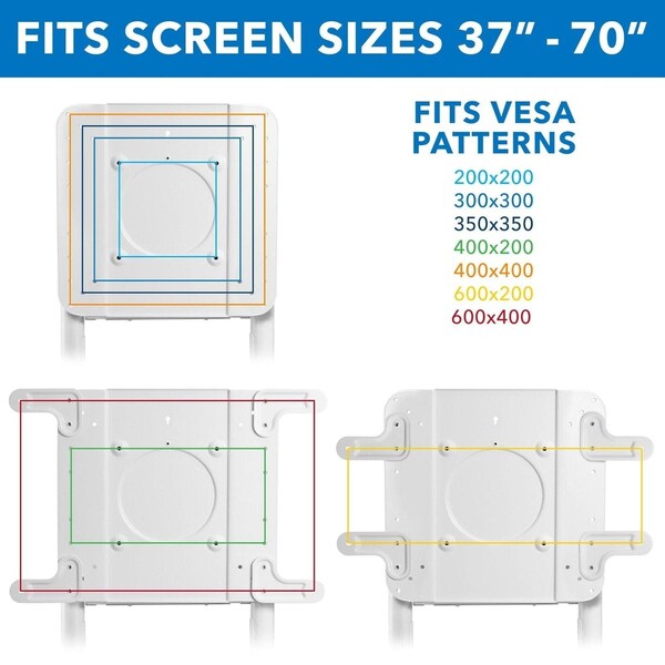 Mount-It MI-8001Mbl TV Flp Crt w Accss - MI8001