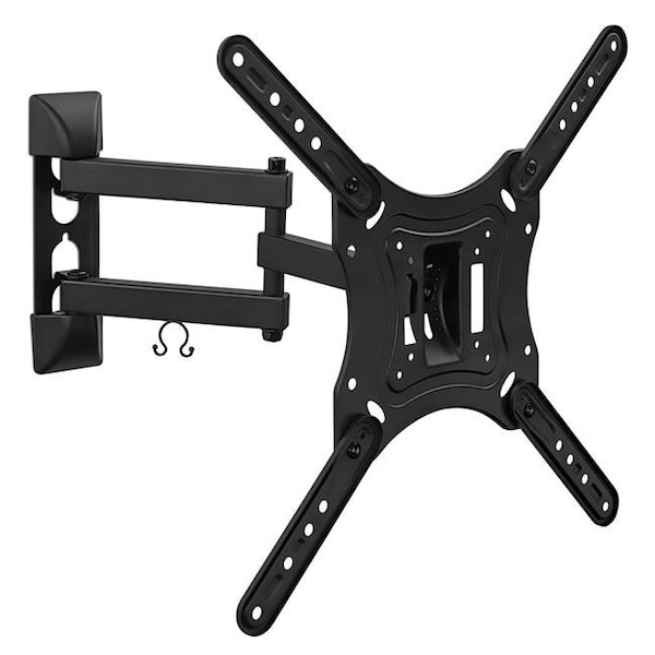 Betterbattery 17-55 in. 15 in. Extension TV Wall Mount Monitor Bracket with Full Motion Articulating Tilt Arm - BE659127