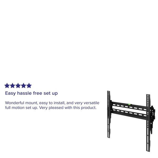 Flash Furniture 32"-55" Tilting TV Wall Mount with Built-In Level - RA-MP003-GG